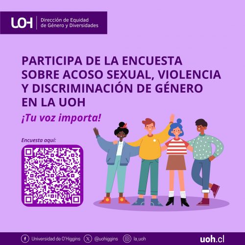 Participa en la encuesta sobre acoso, violencia y discriminación de género en la UOH
