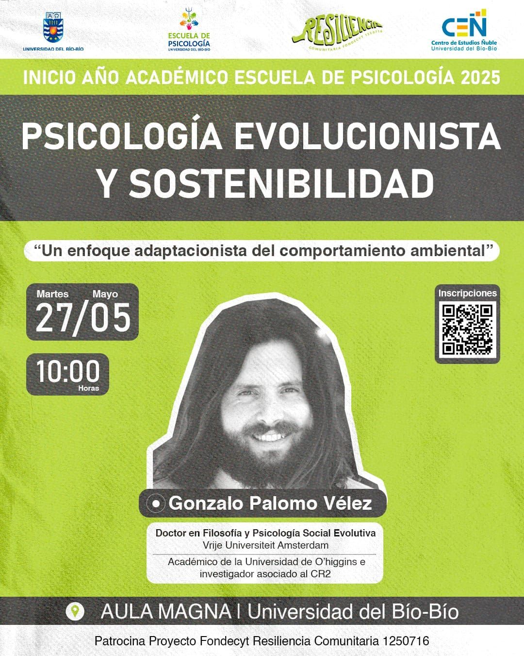 Académico ICSo-UOH impartirá charla en el inicio del Año Académico de la Universidad del BioBío