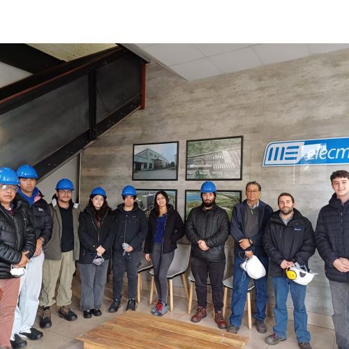 Estudiantes de Ingeniería Civil Mecánica UOH visitan planta de ME Elecmetal en jornada formativa