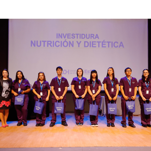 Ceremonia de investidura marca un nuevo paso en la formación de 63 estudiantes de Nutrición y Dietética UOH