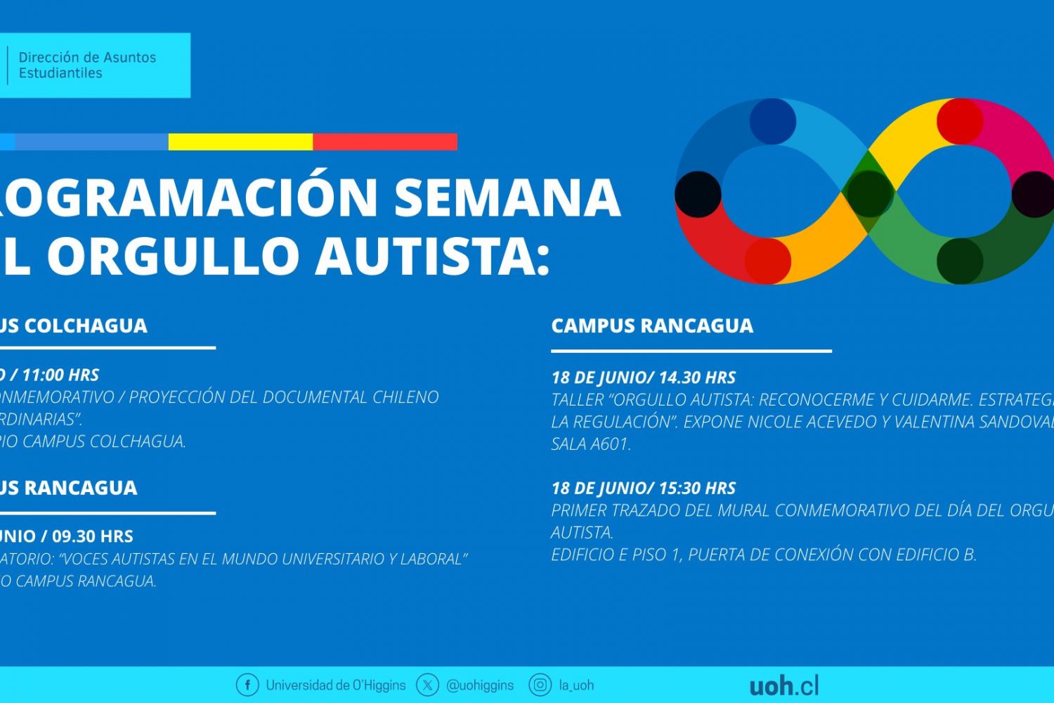 Programación Semana del Orgullo Autista