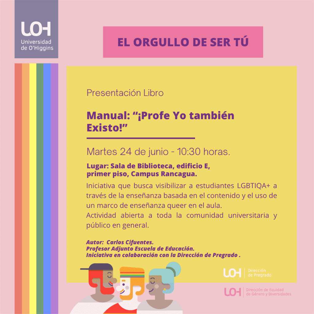 Mes del orgullo de ser tú - Dirección de Equidad de Género y Diversidades