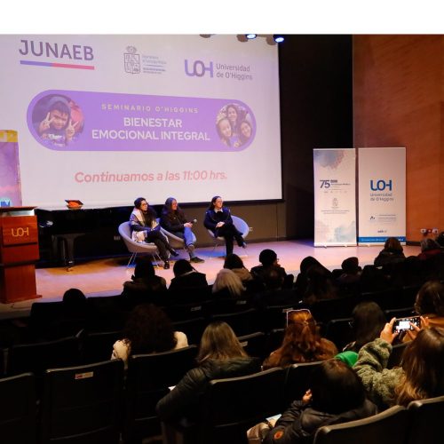 Universidad de Chile, JUNAEB y Universidad de O’Higgins realizaron seminario sobre bienestar emocional en la comunidad educativa