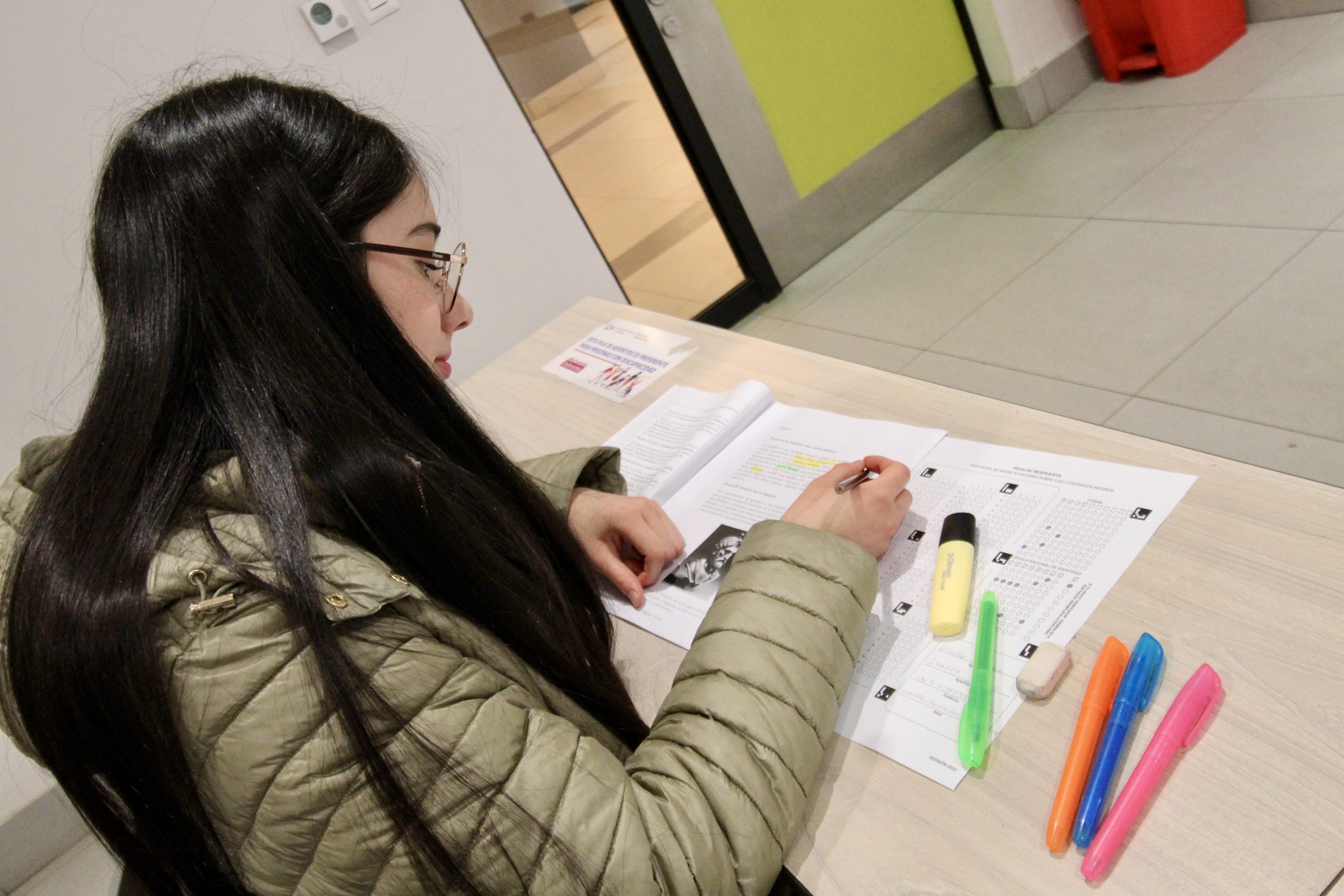 Estudiantes de Cachapoal ensayaron cómo será la PAES Regular en Campus Rancagua