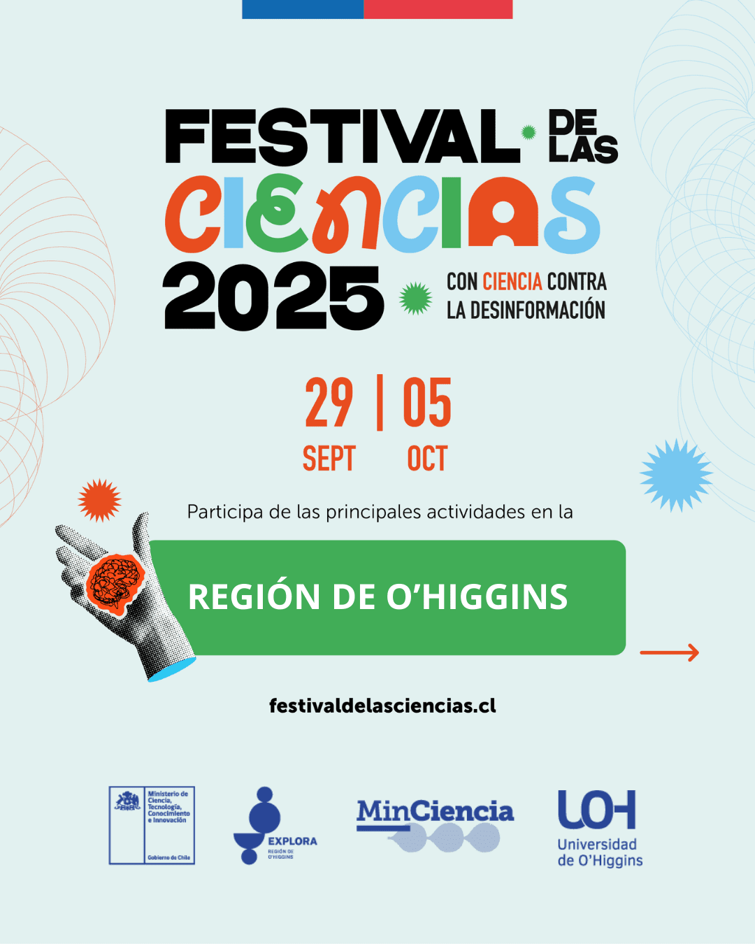 Región de O’Higgins vivirá el Festival de las Ciencias con participación activa de la UOH