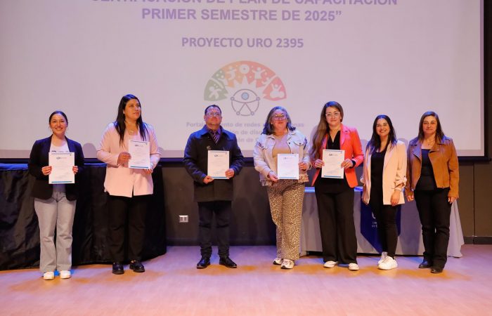 Certificación cursos proyecto DAS-8 UOH certifica a 167 personas en inclusión y discapacidad en el marco del Proyecto URO 2395