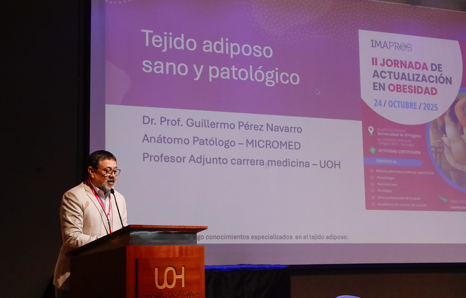 UOH se convierte en punto de encuentro para debatir sobre los desafíos actuales de la obesidad en el país