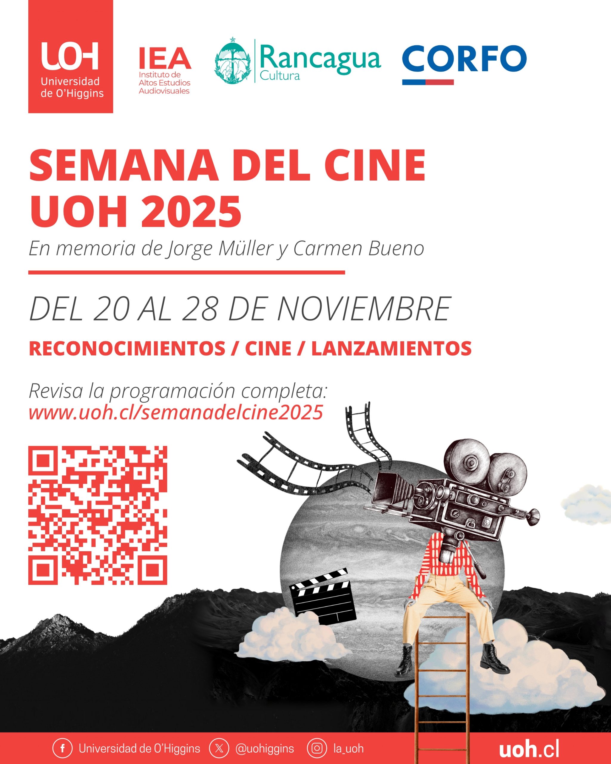 Semana del Cine UOH 2025:  un espacio para celebrar el arte cinematográfico desde una mirada territorial y reflexiva