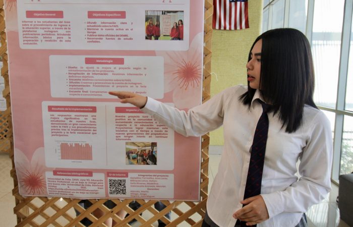 Estudiantes del Propedéutico UOH presentaron galería de posters con sus proyectos A+S