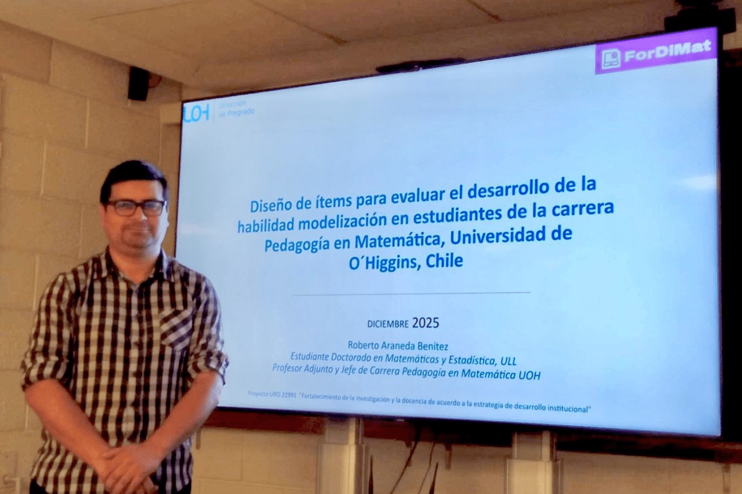 Cooperación Internacional: UOH fortalece formación docente en Matemáticas junto a la Universidad de La Laguna en España