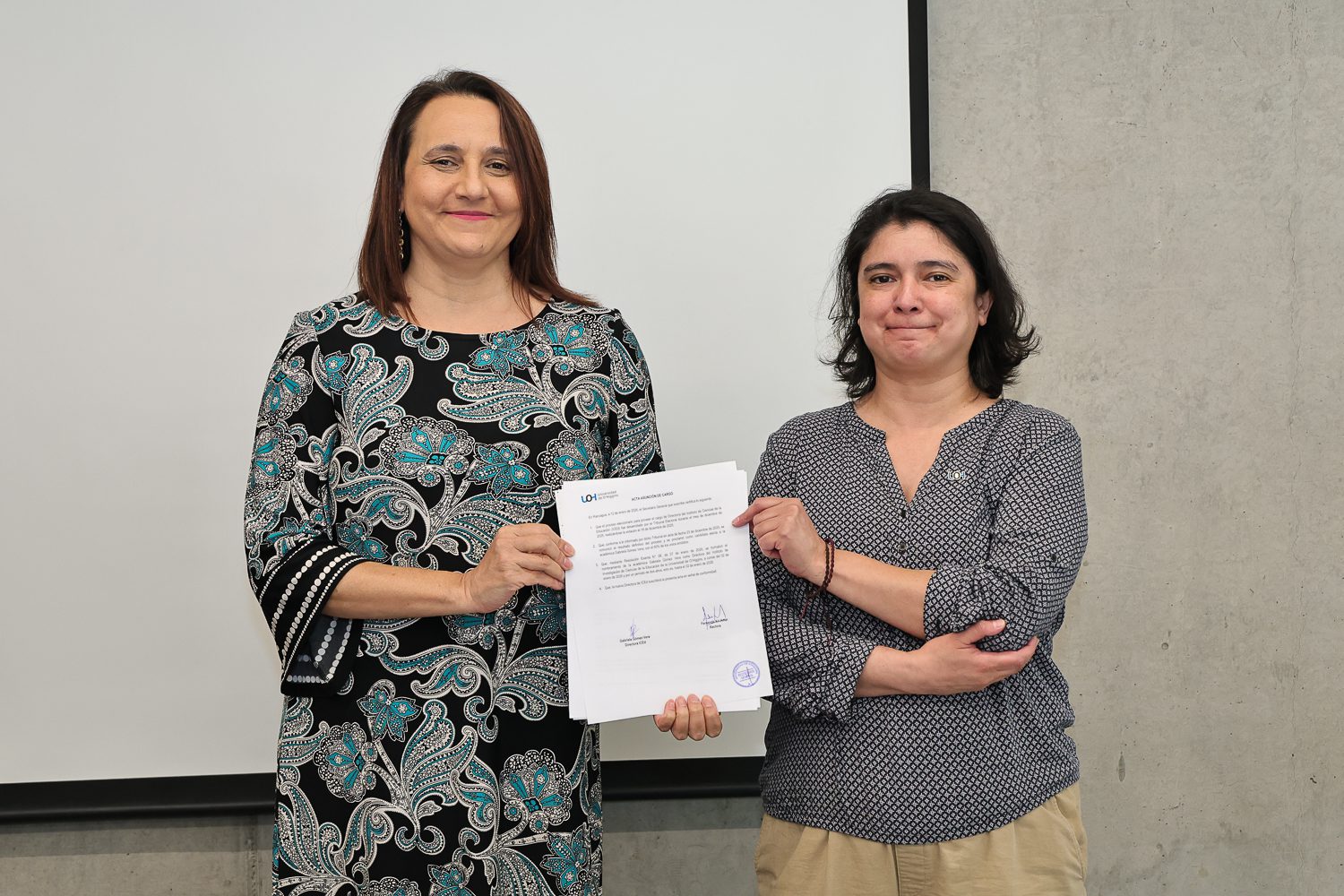 Cambjo de mando Directora Instituto de Educación-14 Gabriela Gómez, Instituto de Ciencias de la Educación