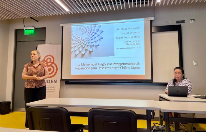 Experta internacional lidera workshop sobre resiliencia ante desastres en Chile y Japón en evento coorganizado por la UOH
