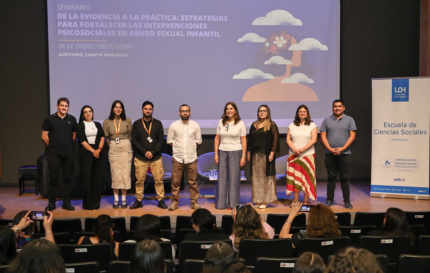 Psicología UOH promovió diálogo entre evidencia y práctica en seminario sobre abuso sexual infantil