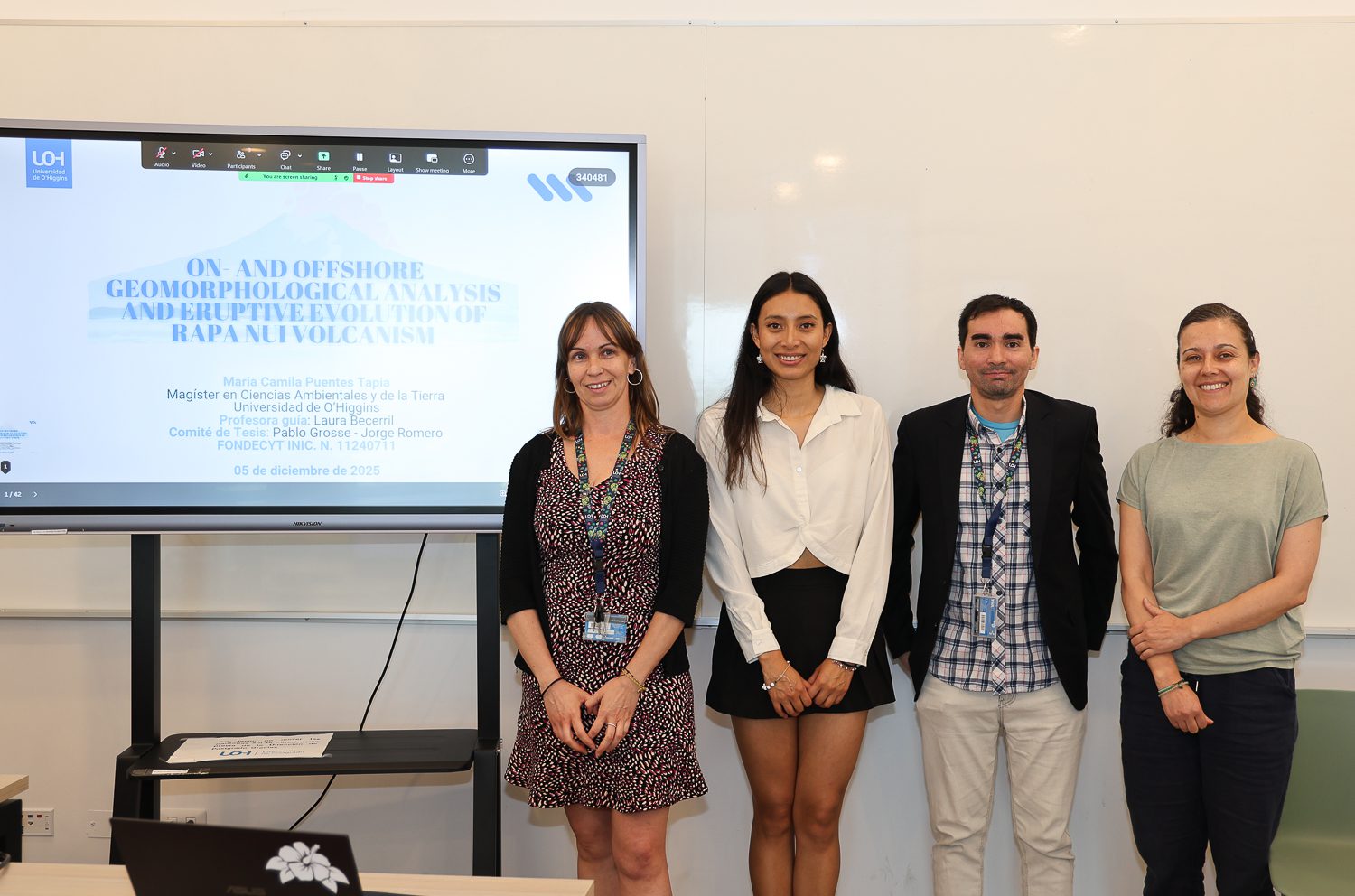 Estudiante colombiana se convierte en primera graduada extranjera de un programa académico de Postgrado UOH