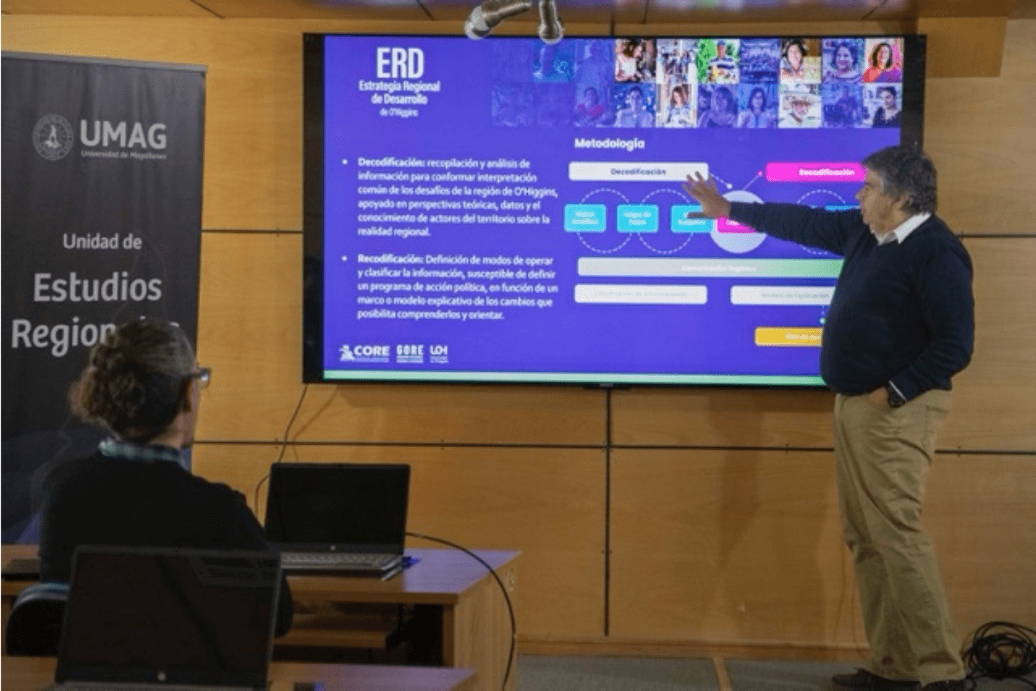 UOH aporta mirada territorial a conversatorio sobre gobernanza de datos en seminario de la Universidad de Magallanes