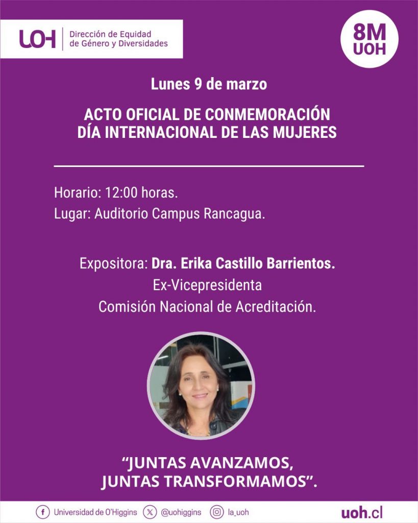 Acto Oficial de Conmemoración Día Internacional de las Mujeres