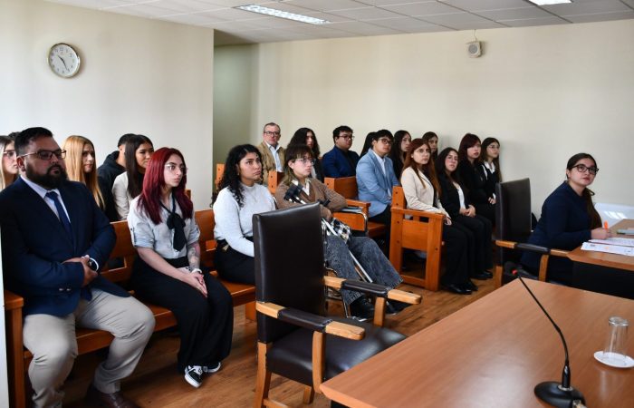 Estudiantes de Derecho UOH viven la justicia desde adentro en visita a la Corte de Apelaciones