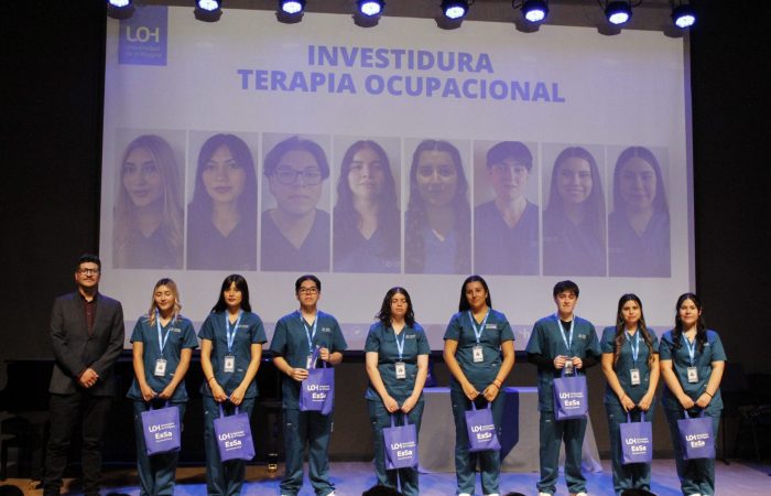 Terapia Ocupacional UOH celebró investidura que marca el inicio de sus prácticas clínicas