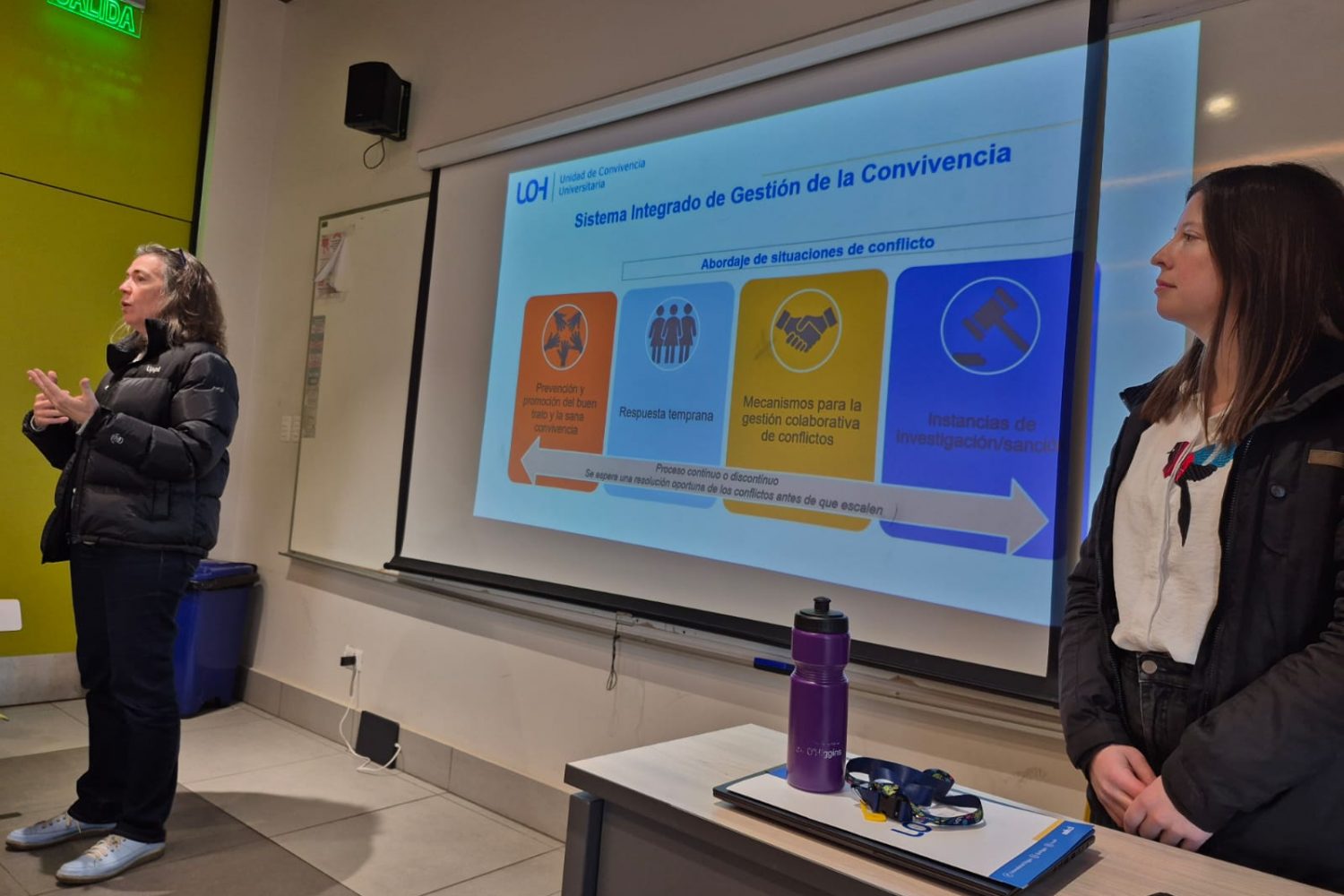 Unidad de Convivencia Universitaria acerca sus canales de apoyo a estudiantes y docentes