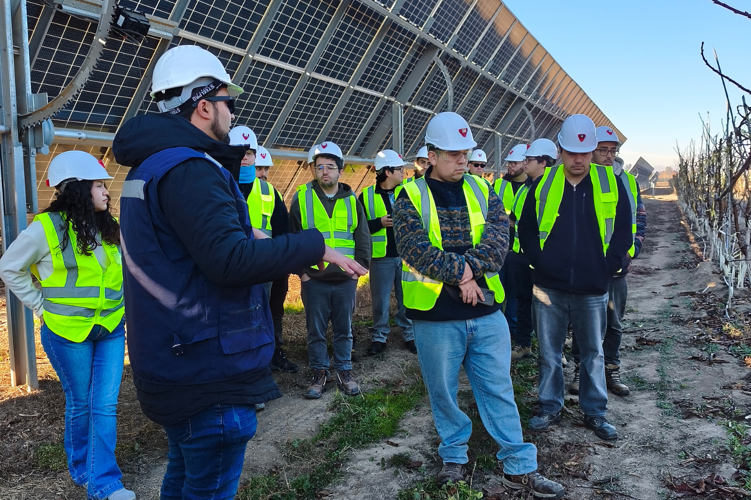 Estudiantes de Ingeniería conocen innovador proyecto agrovoltaico para fortalecer su formación en energías renovables Estudiantes de Ingeniería conocen innovador proyecto agrovoltaico para fortalecer su formación en energías renovables