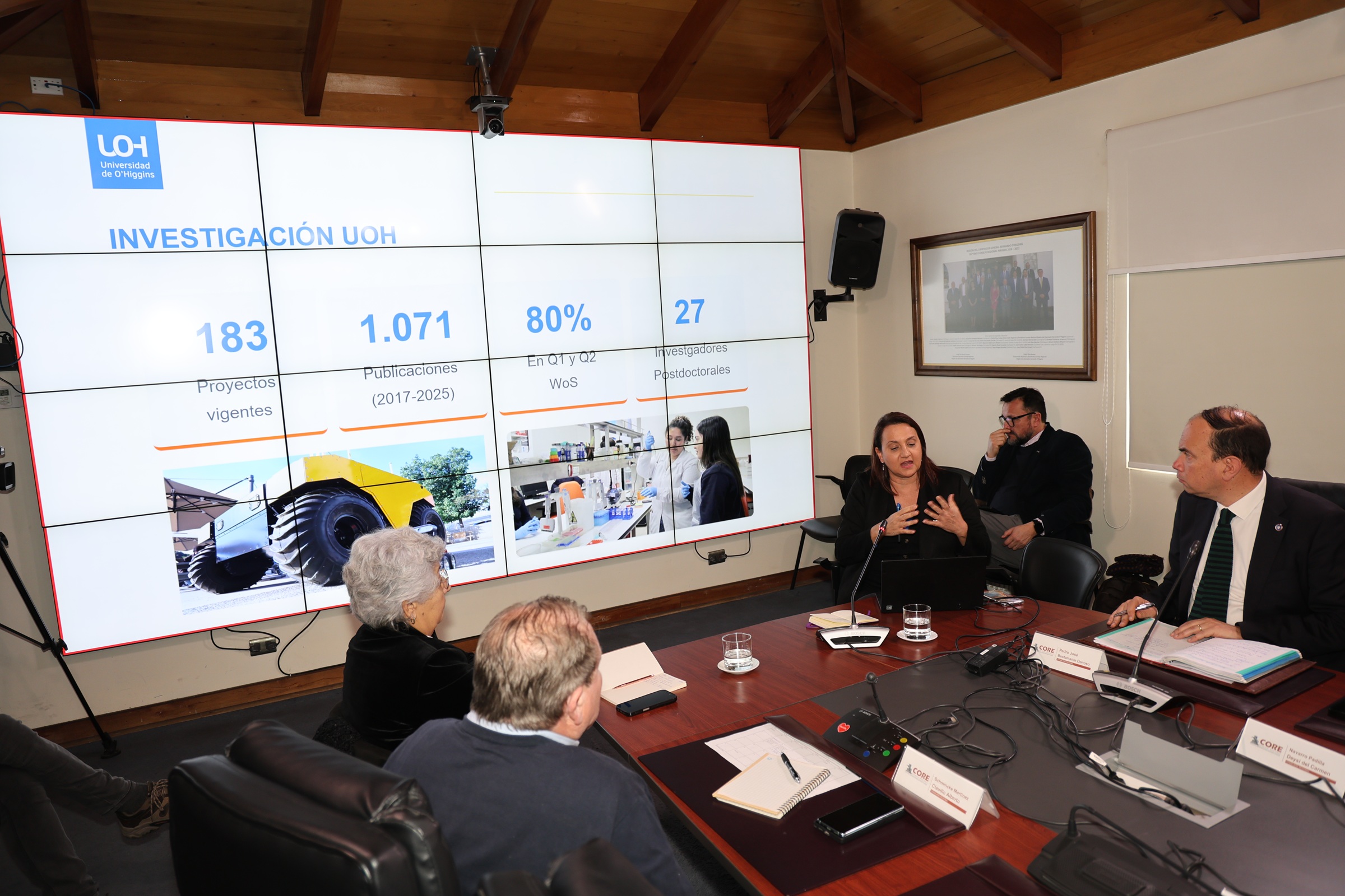 Rectora UOH presentó al Consejo Regional los avances que consolidan a la Universidad Estatal tras sus primeros 11 años de vida