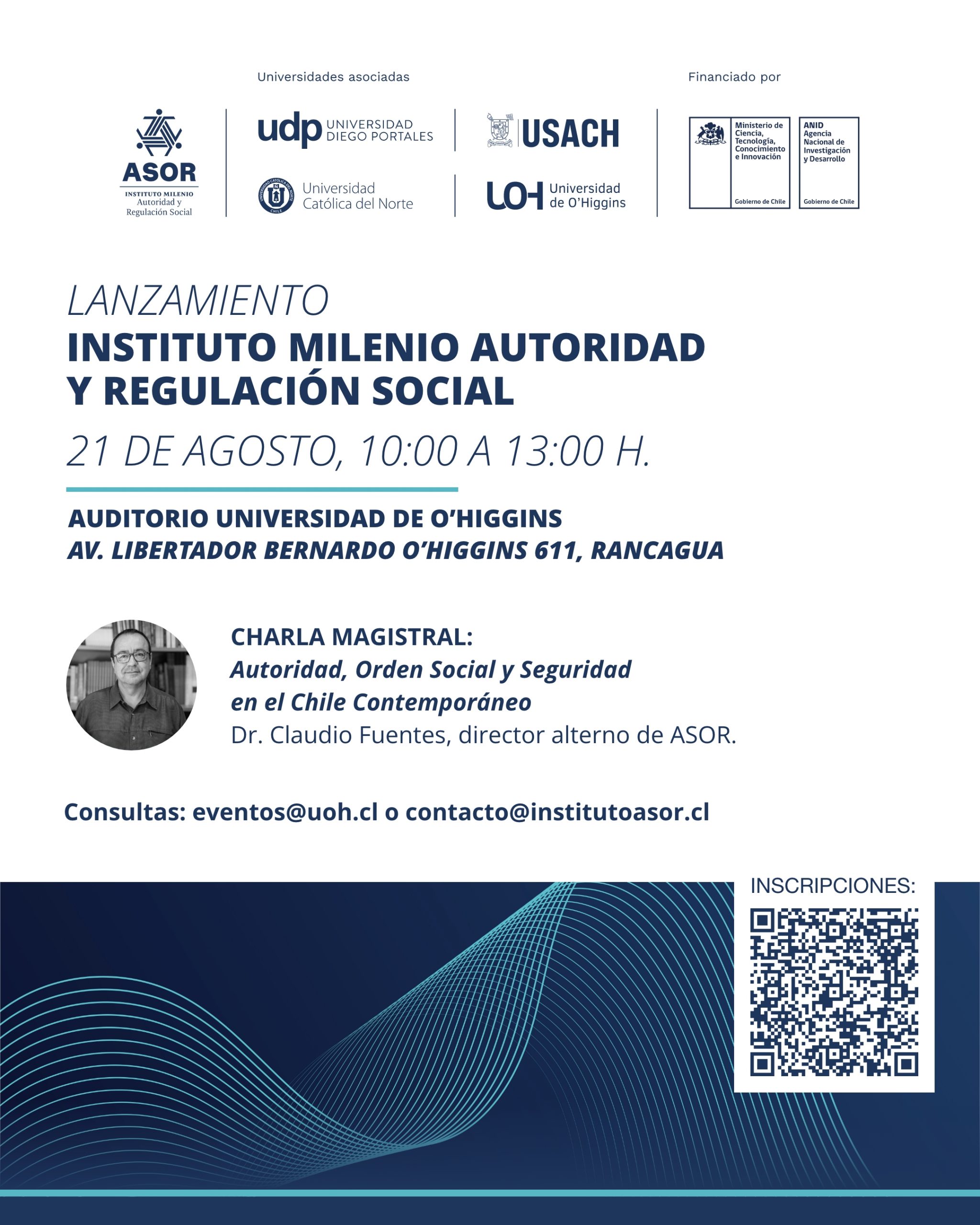 ¿Qué sostiene el orden social cuando la autoridad se debilita? ASOR abre el debate en Rancagua