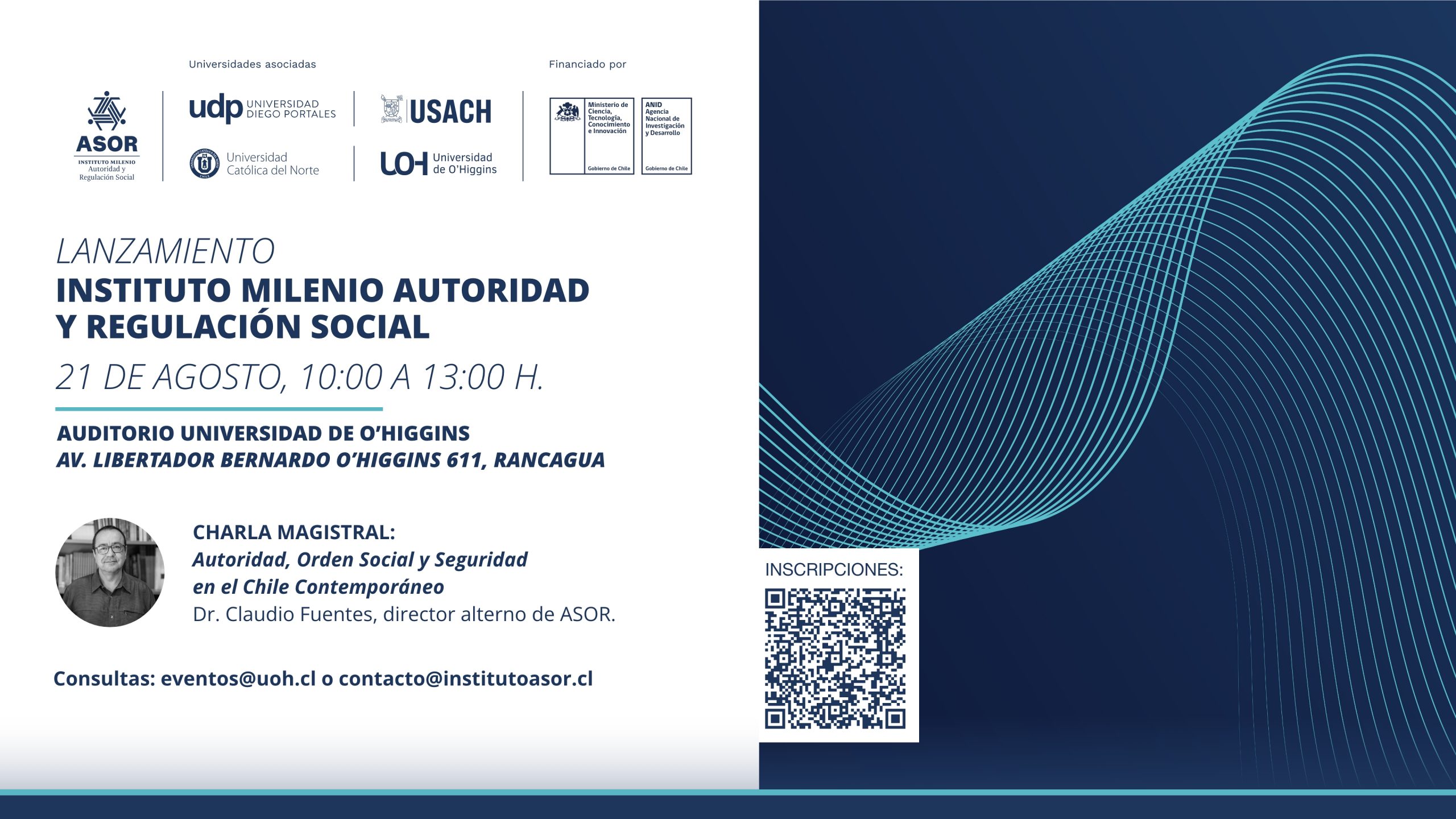 ¿Qué sostiene el orden social cuando la autoridad se debilita? ASOR abre el debate en Rancagua
