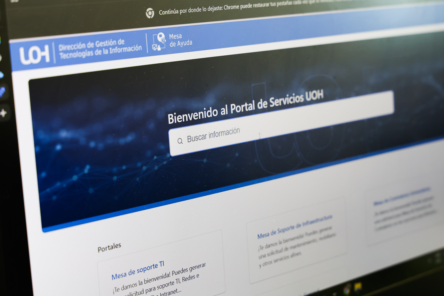 Campaña Comunicacional Mesa de Servicios-2 UOH amplía su portal de Mesas de Servicios con nuevas unidades institucionales