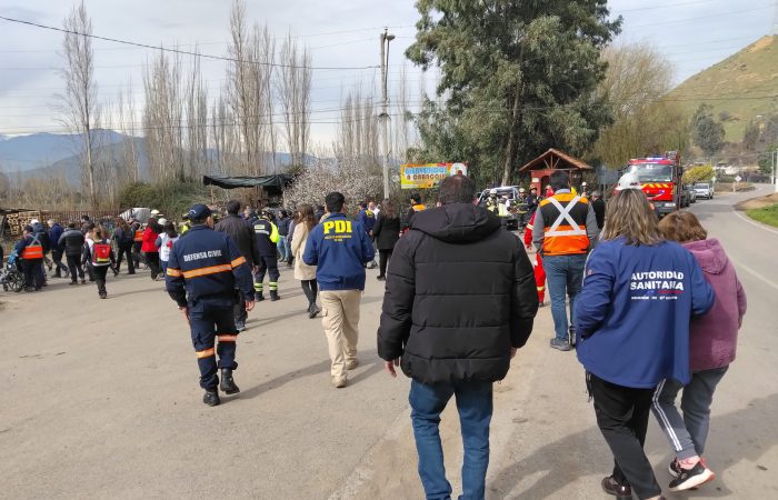 IMG_20260813_111236 Resguardo y prevención: UOH participa en simulacro de aluvión en la comuna de Malloa