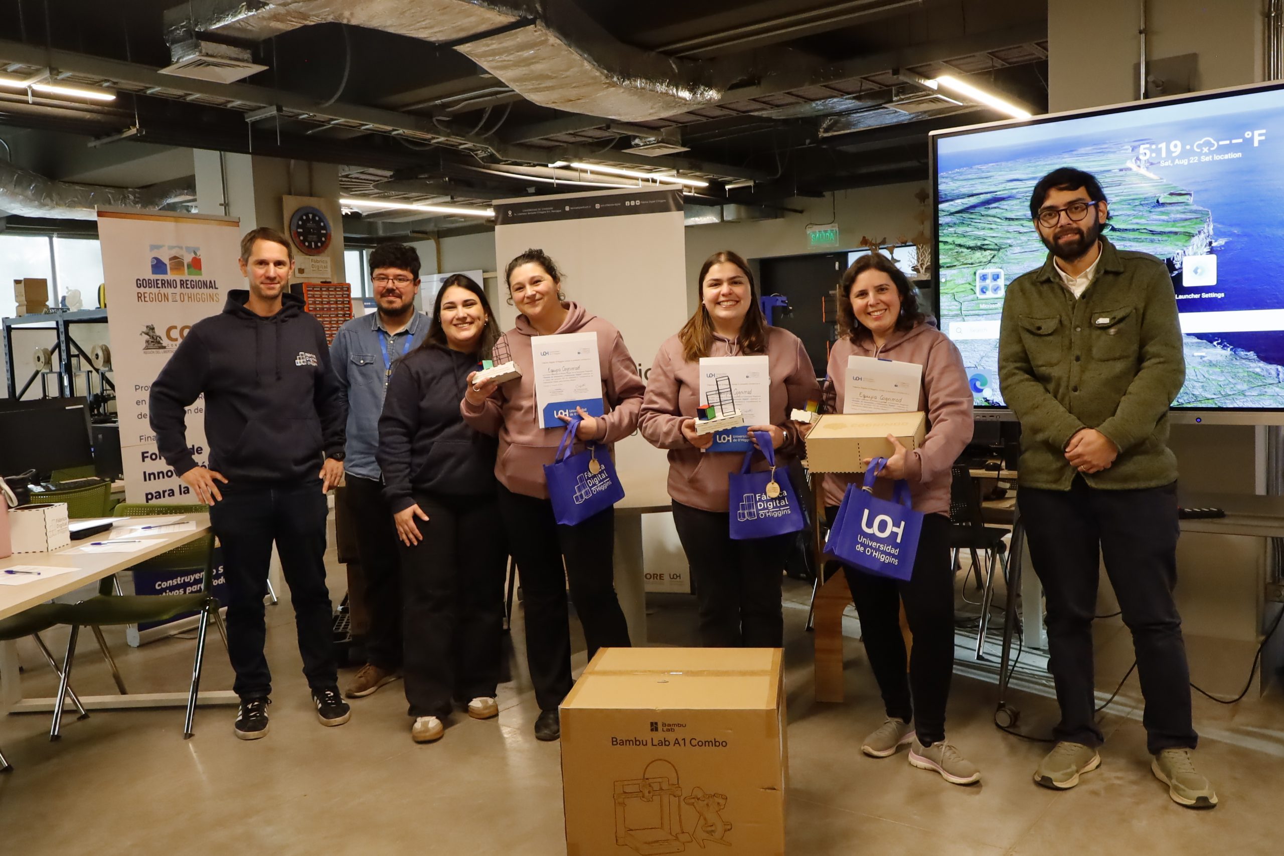 ganadoras primer lugar Terapeutas ocupacionales ganaron concurso “Desafío de innovación y fabricación digital” que organizó la UOH