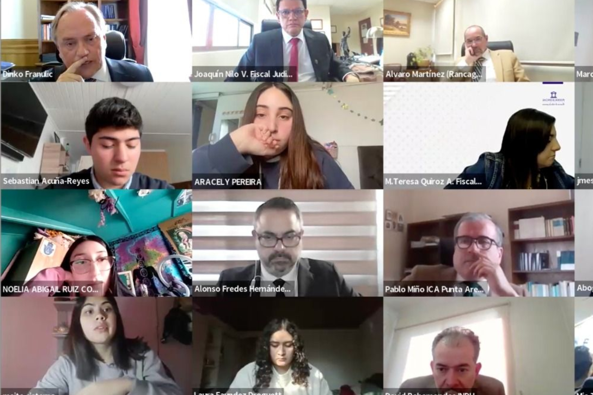 Jefe de carrera de Derecho UOH participó en seminario sobre ética y probidad judicial