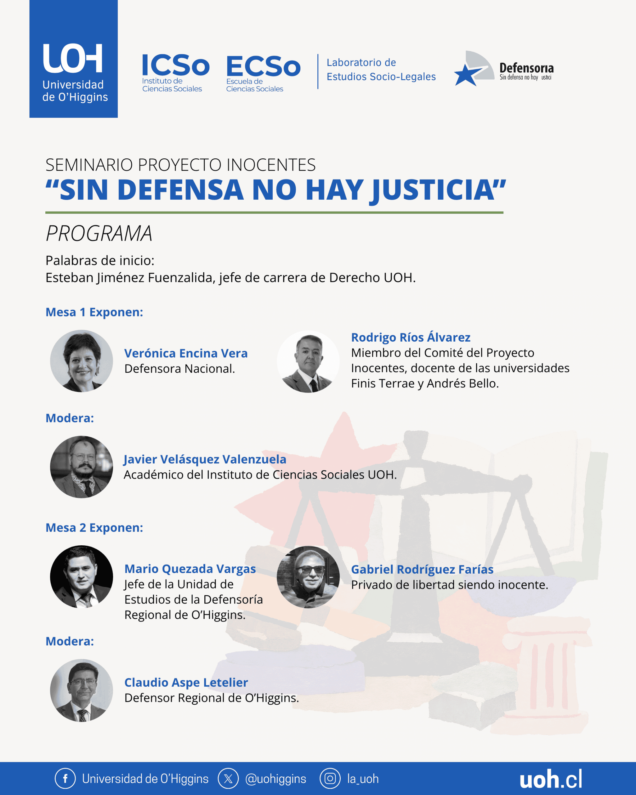 SEMINARIO PROYECTO INOCENTES - programa - feed