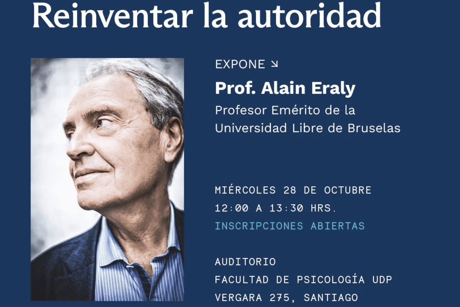 Destacado sociólogo belga Alain Eraly visita Chile invitado por el Instituto Milenio ASOR